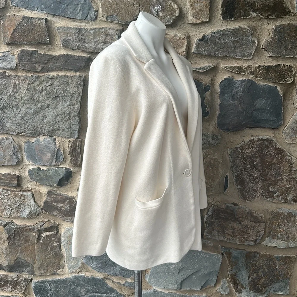 J Crew Cecile relaxed sweater-blazer size Medium